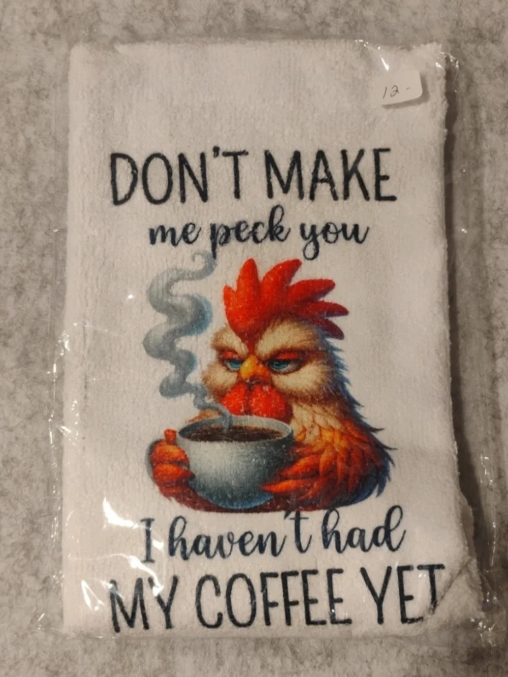 Humorous Microfiber Kitchen Towel 